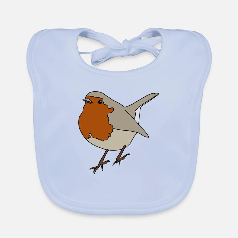 Robin Organic Baby Bibs