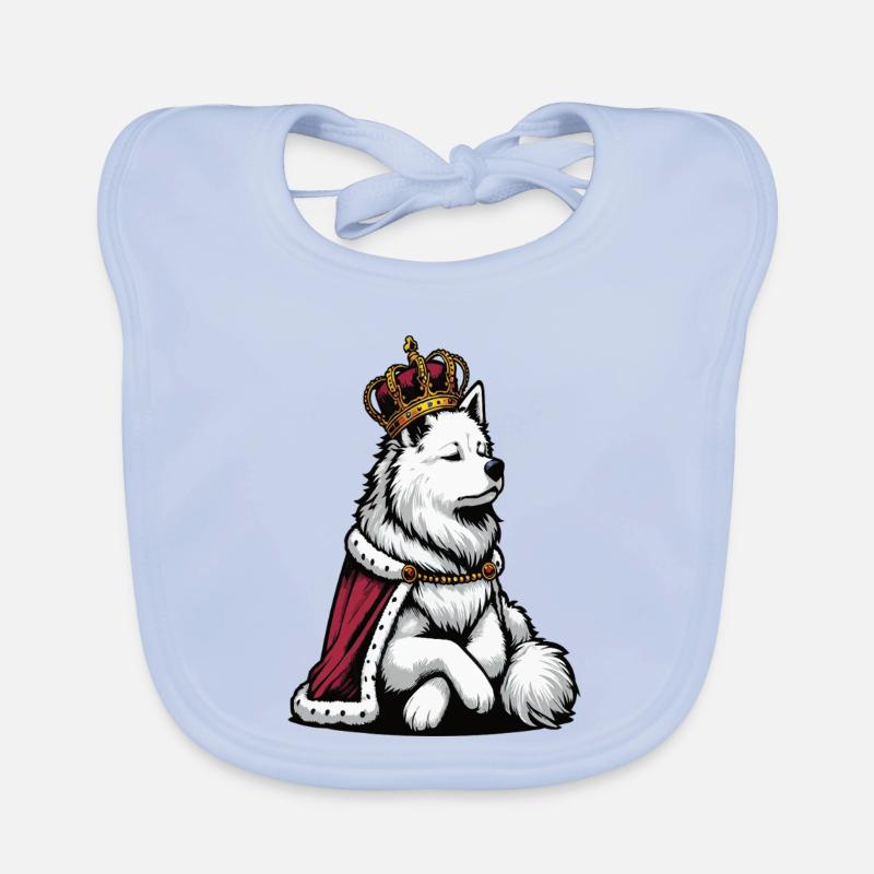 White Shepherd Shepherd Shepherd Dogs Organic Baby Bibs