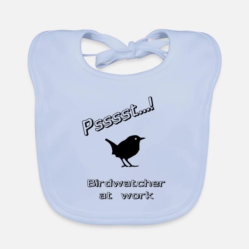 Birdwatcher at work - Wren Organic Baby Bibs