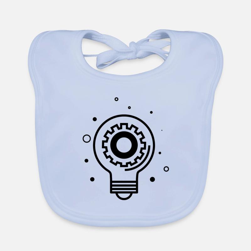 Bulb - Light Bulb Lamp Light Organic Baby Bibs