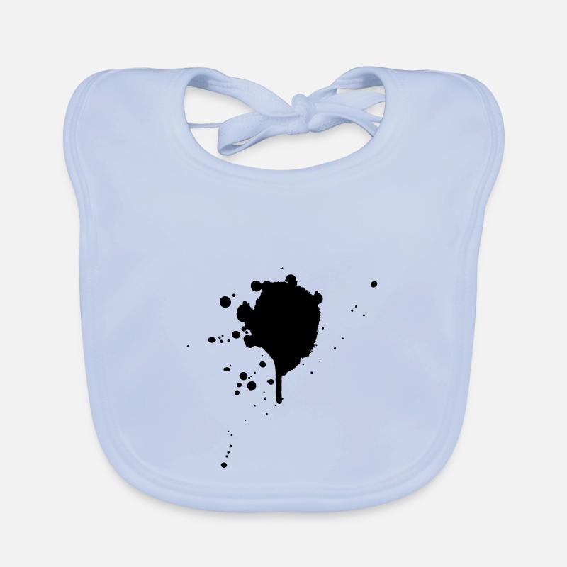 Éclaboussures de couleur Bavoir bio Bébé