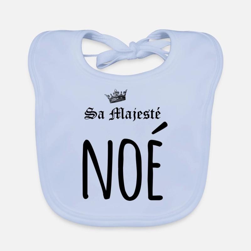 Sa majesté Noé Bavoir bio Bébé