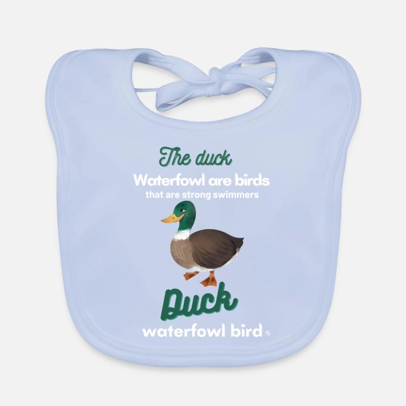 Canard the duck Bavoir bio Bébé