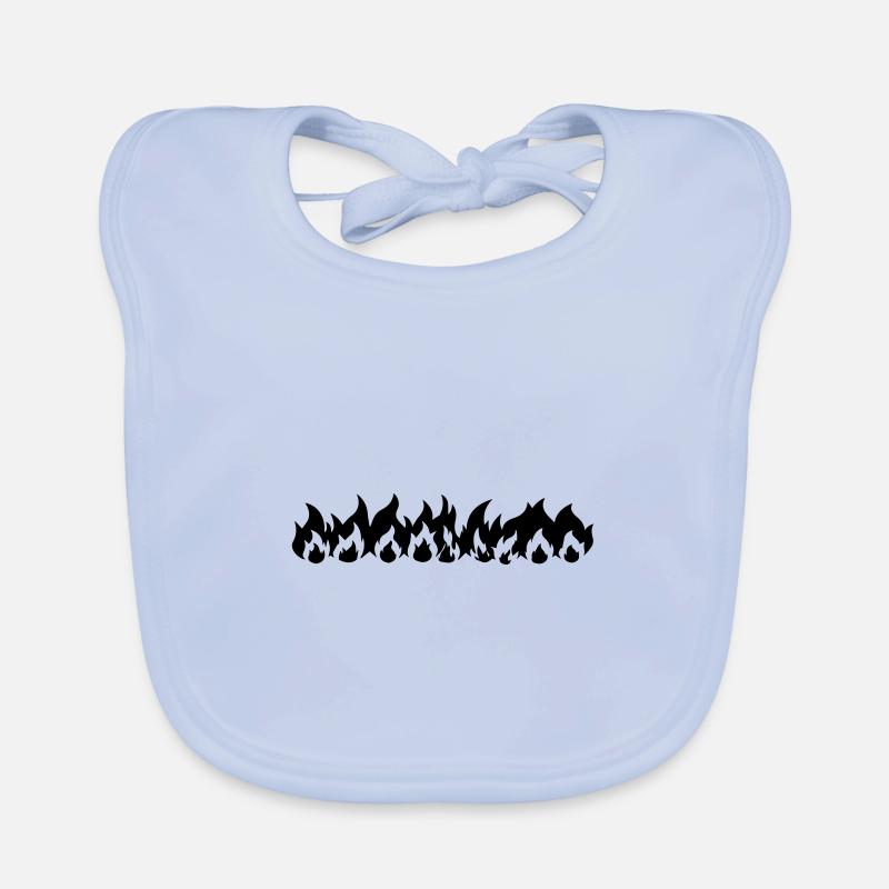 Flame Series / Firerow Organic Baby Bibs