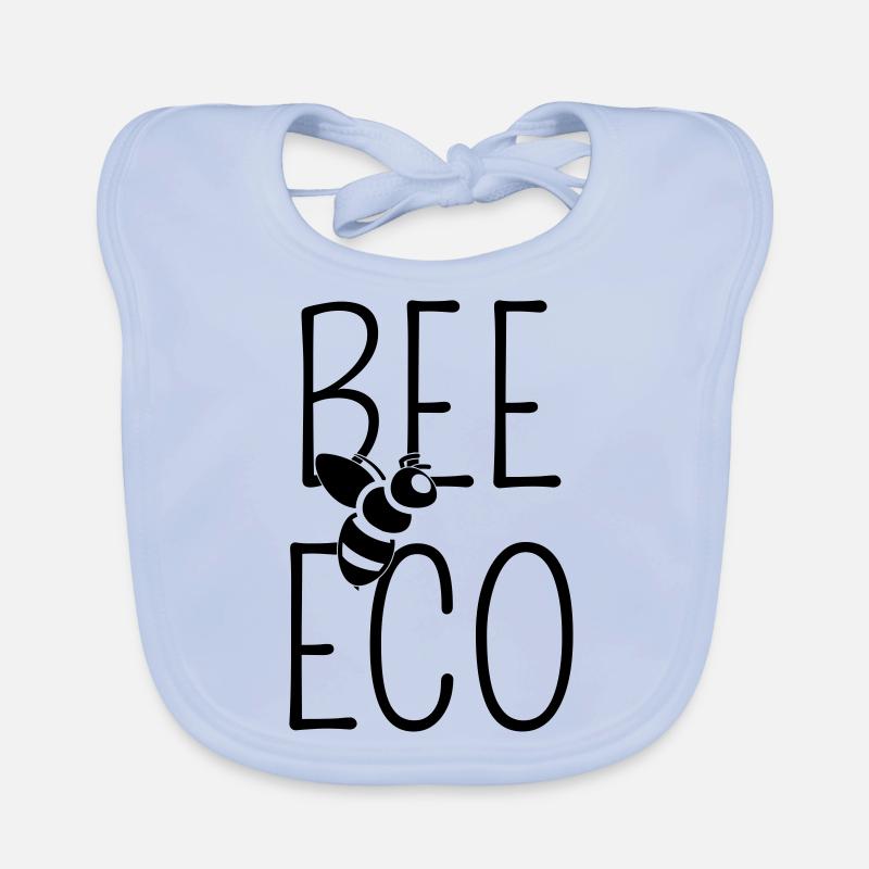 Bee eco 💚 Ecology - Bee - Ecological Organic Baby Bibs