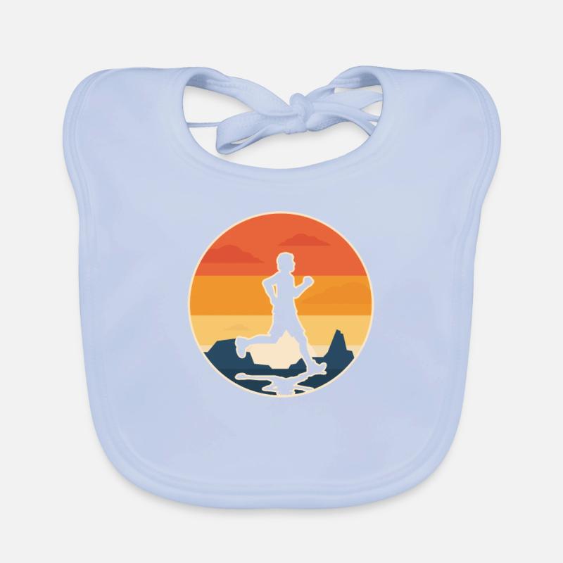 RUNNING Leidenschaft läuft ursprüngliche Geschenkidee Baby Bio-Lätzchen