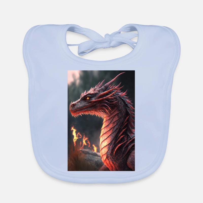 Ein Drache Baby Bio-Lätzchen