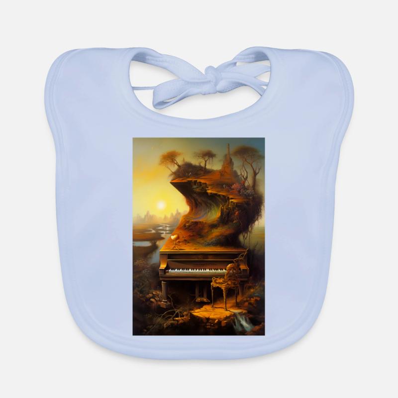 Everything is music Organic Baby Bibs