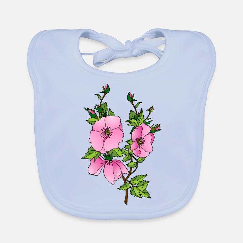 Flowers Organic Baby Bibs