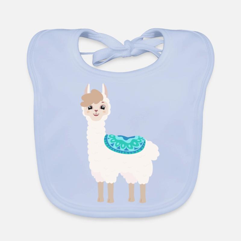 Bobby das singende Lama Baby Bio-Lätzchen