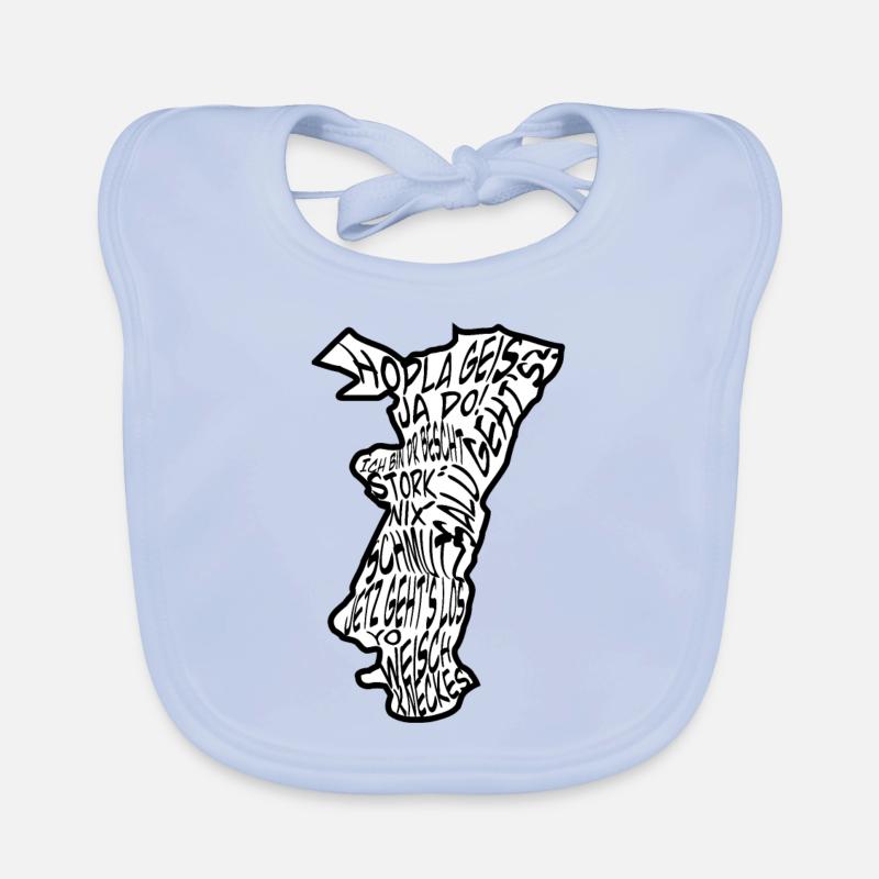 Région Alsace expression Bavoir bio Bébé