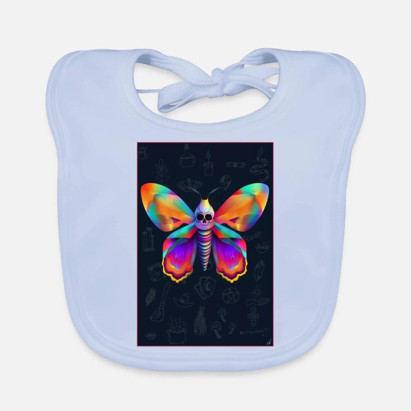 Skull Sphinx Organic Baby Bibs