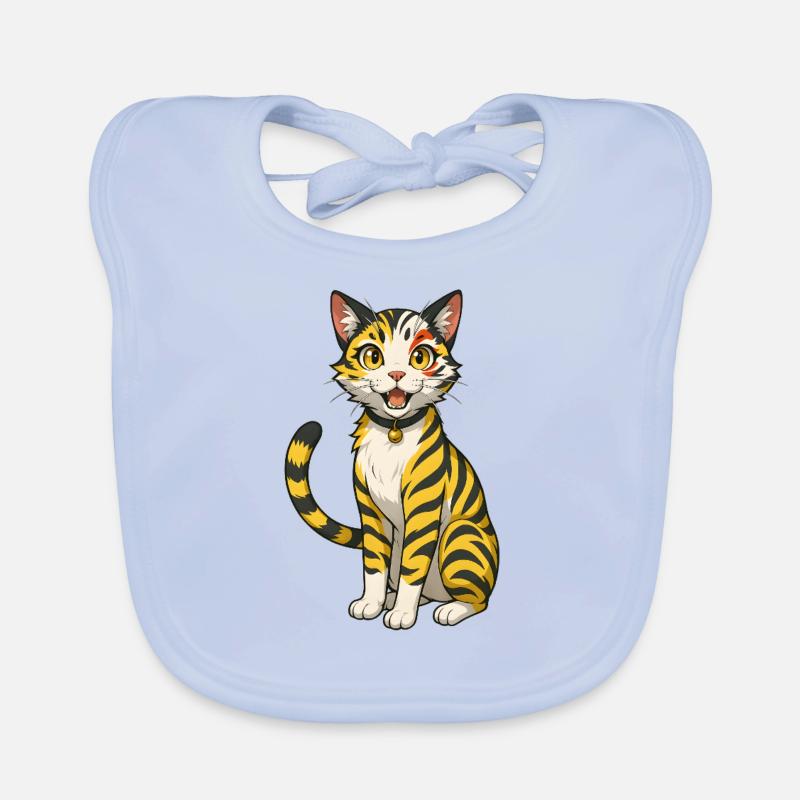 Chat Knuffy Bavoir bio Bébé