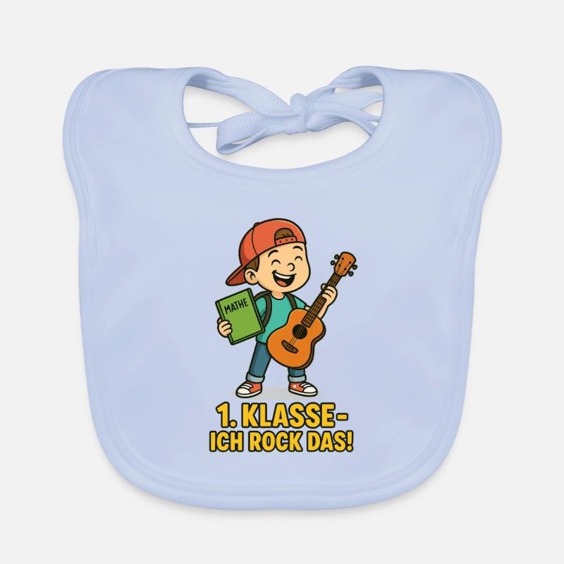 I rock the 1st class Organic Baby Bibs