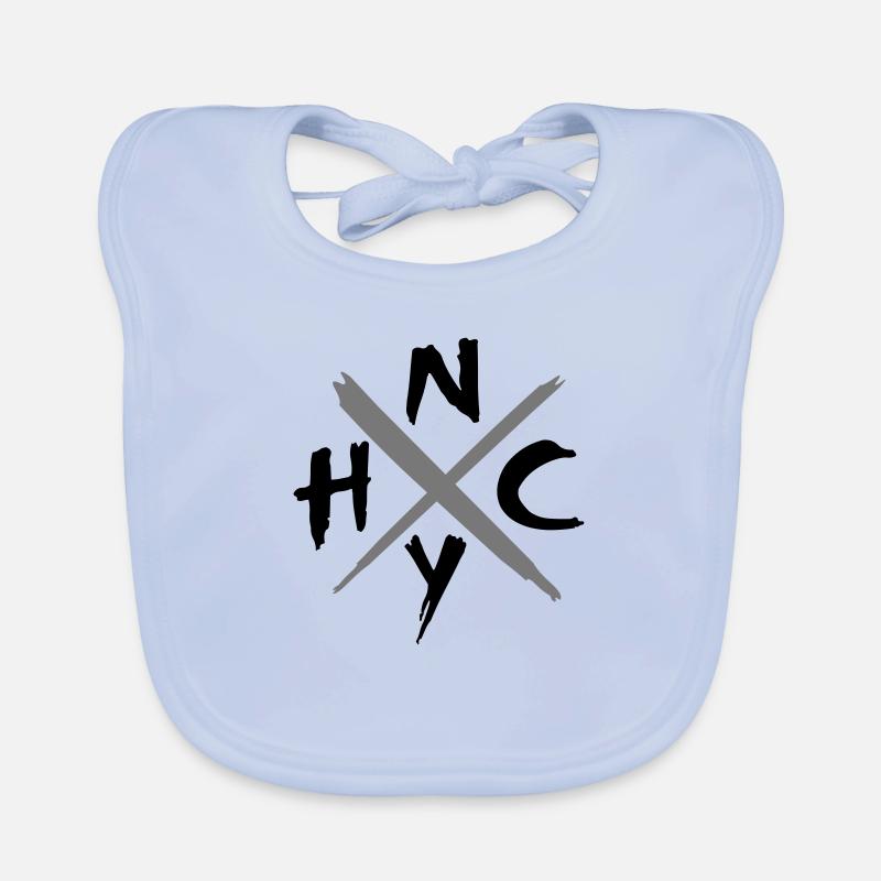 NYHC 2 - Baby Bio-Lätzchen - sky Blue