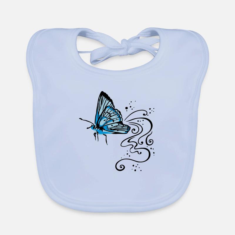 Schmetterling Baby Bio-Lätzchen