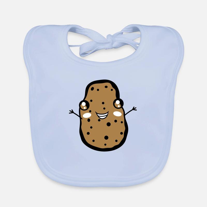 joyeux petit mignon mignon visage drôle bras Bavoir bio Bébé