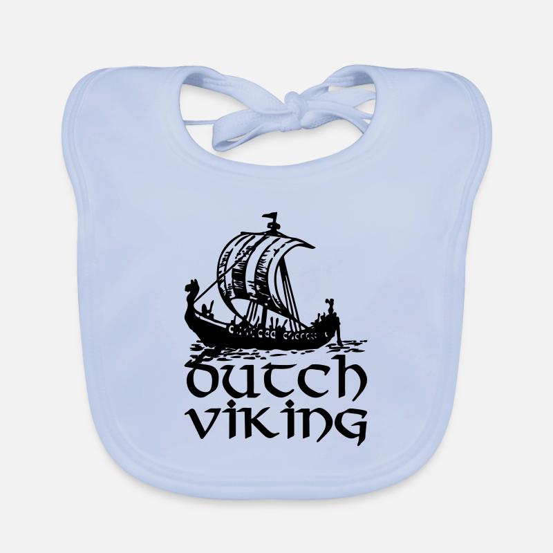 MULTI COLOR VECTOR - DUTCH VIKING Organic Baby Bibs