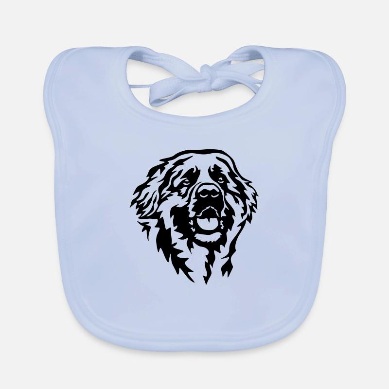 Leonberger Kopf Baby Bio-Lätzchen