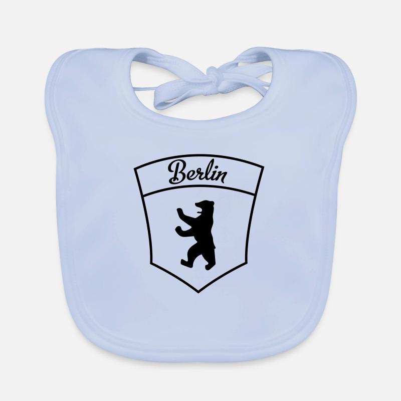 Berlin - Baby Bio-Lätzchen - sky Blue