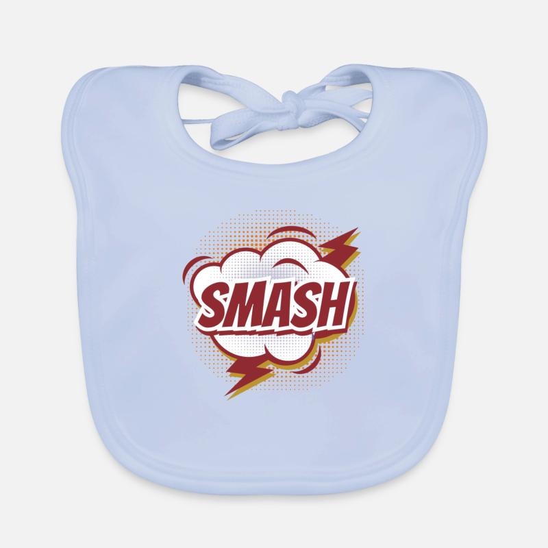 fun comic bubble - SCHMASCH Organic Baby Bibs