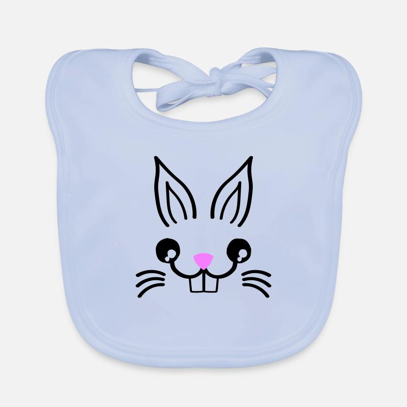 Bunny Rabbit Organic Baby Bibs