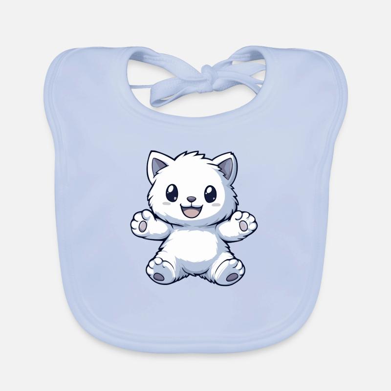 Doudou - chat Bavoir bio Bébé