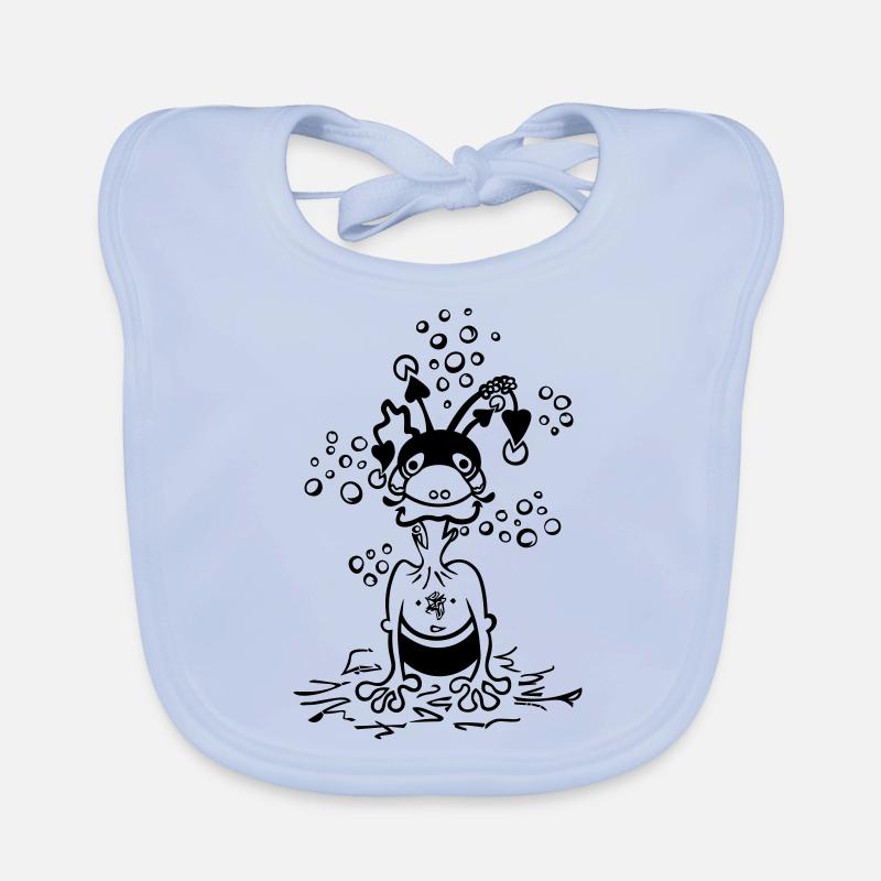 Alien Organic Baby Bibs