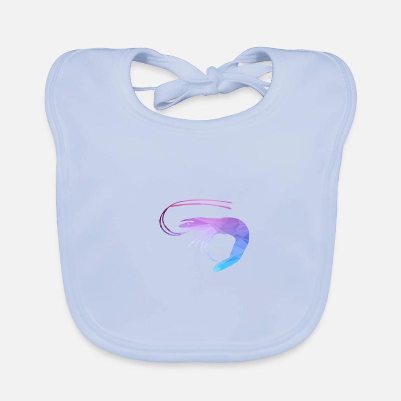 Polygone de crevettes Bavoir bio Bébé