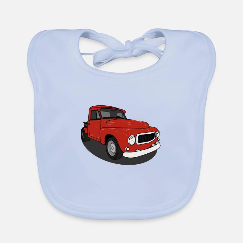 Duet Red Organic Baby Bibs