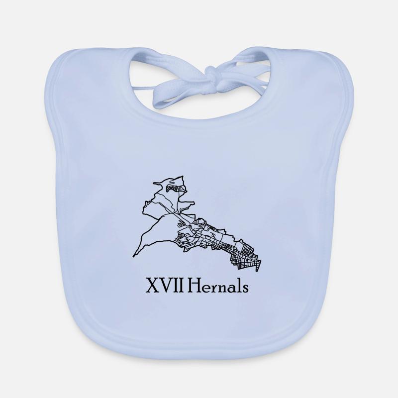 Hernals Map Organic Baby Bibs