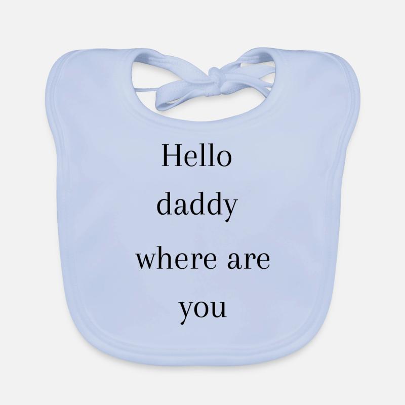 Hello daddy Bavoir bio Bébé