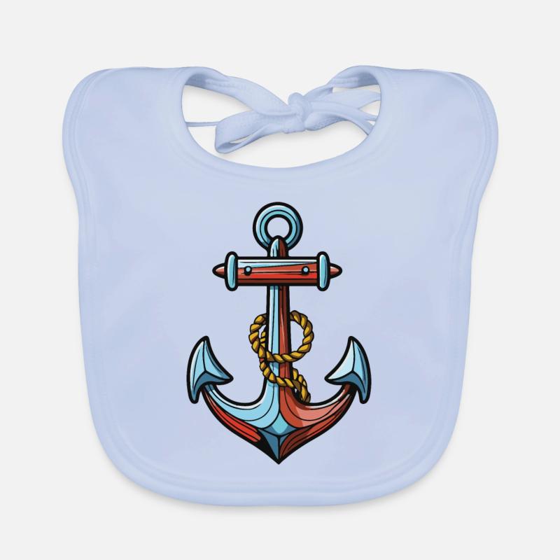 Anchor Icon Harbor Bavoir bio Bébé