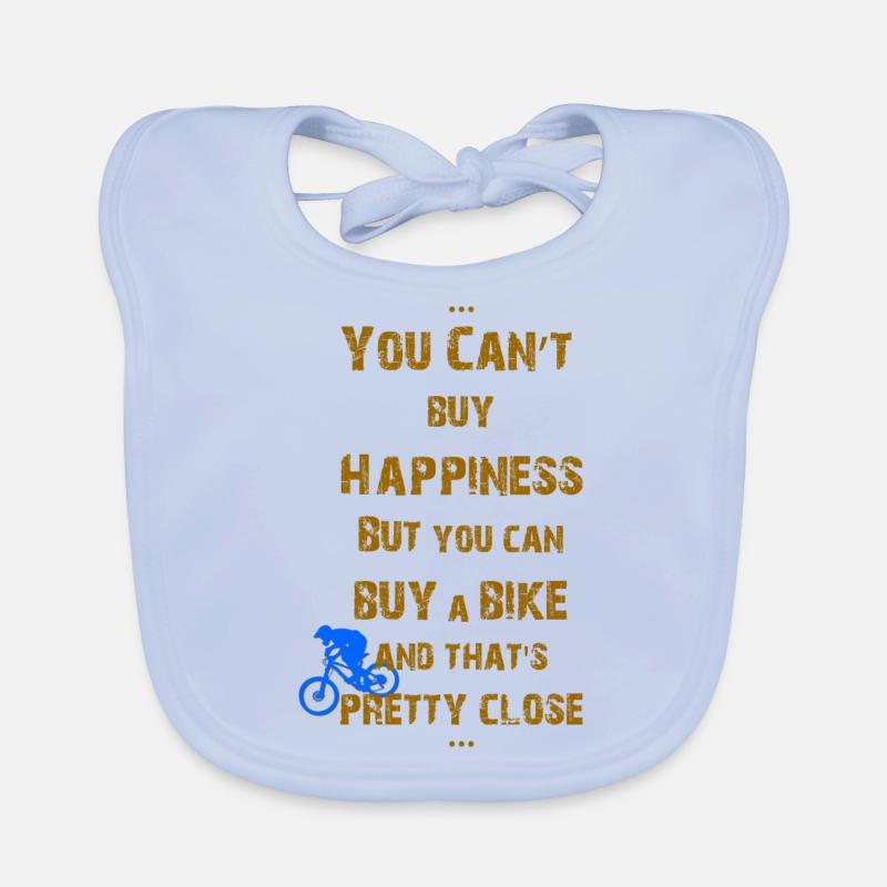 Happiness for bikers Organic Baby Bibs