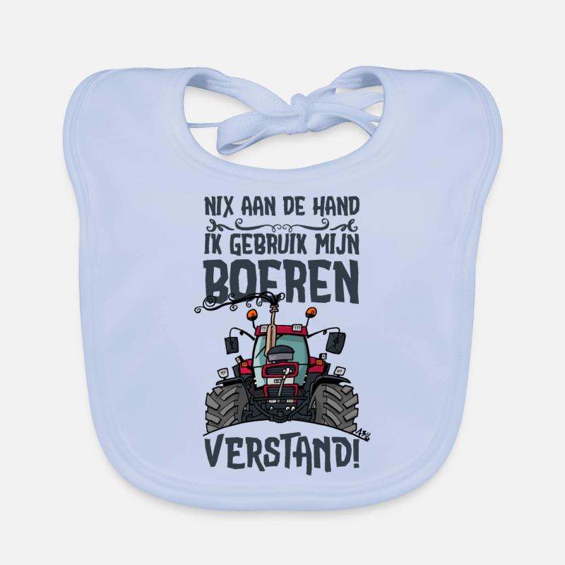 0505 CaseIH 1255, nix a mano Bavaglino ecologico per neonato