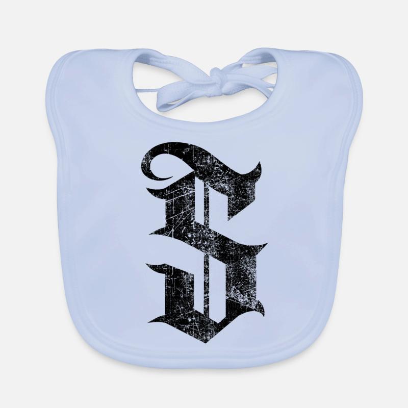 Tshirt alphabet initial S Bavoir bio Bébé