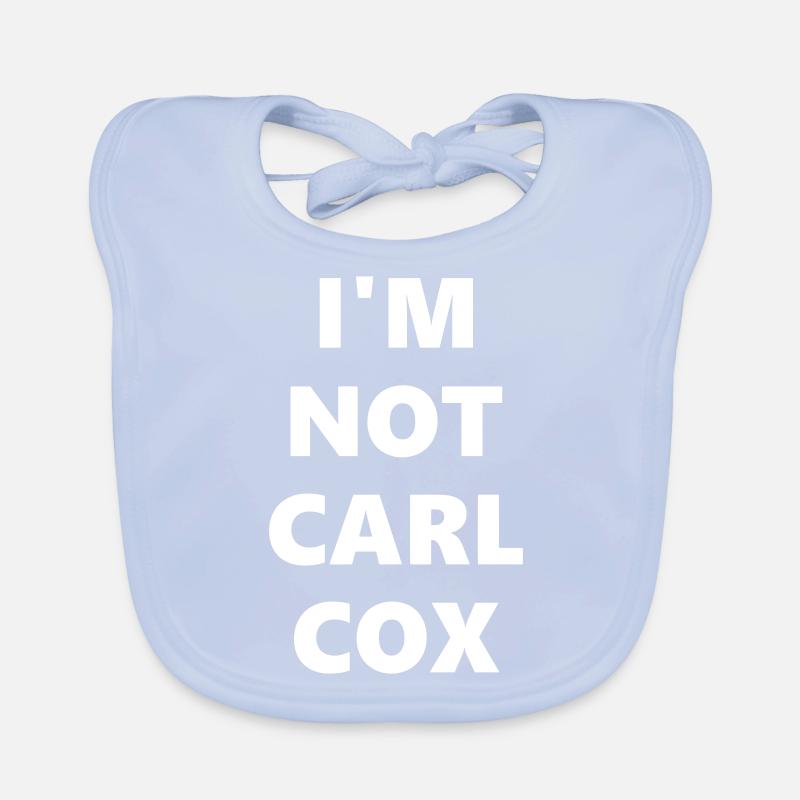 ICH BIN NICHT CARL COX Baby Bio-Lätzchen