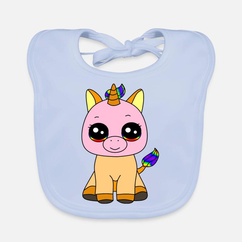 Kleines Einhorn Baby Bio-Lätzchen