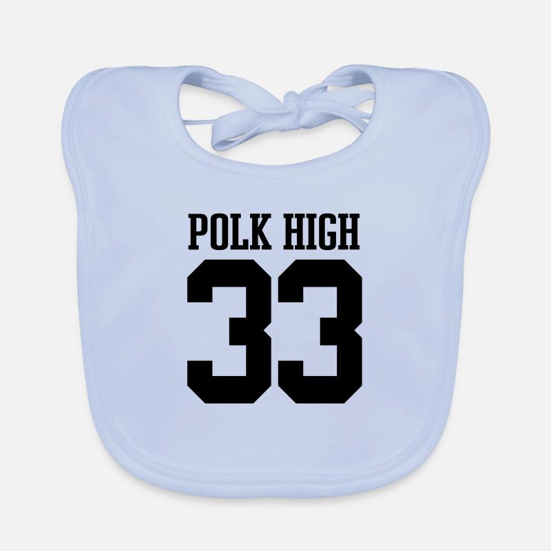 Polk High 33 - Baby Bio-Lätzchen - sky Blue