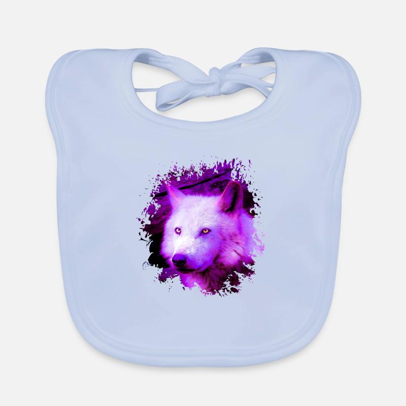 wolf Organic Baby Bibs