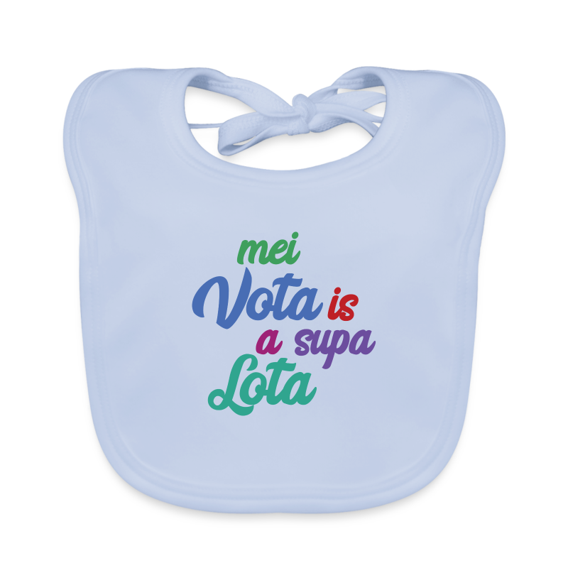 Mei Vota is a supa Lota - Baby Bio-Lätzchen