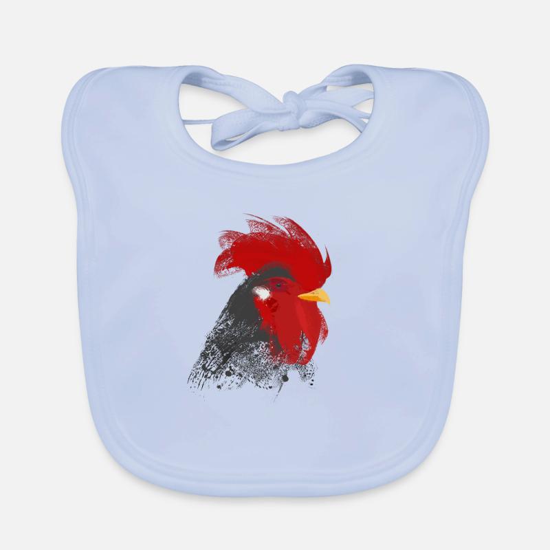 Rooster Organic Baby Bibs