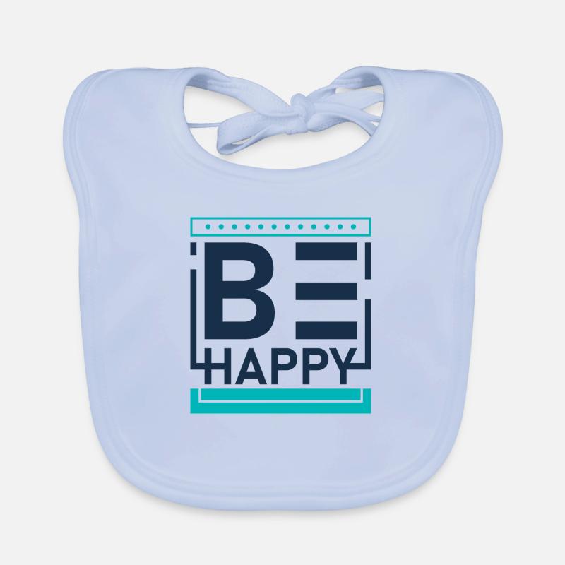 Sois heureux Bavoir bio Bébé