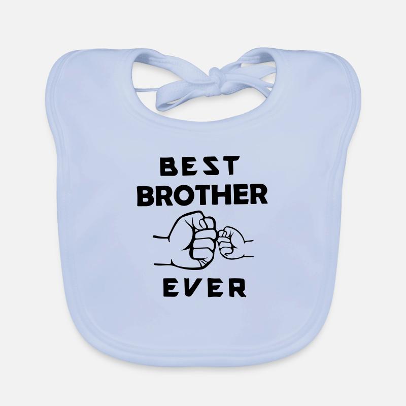 best brother ever Organic Baby Bibs