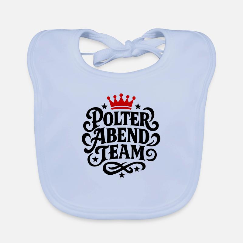 Polter Abend Team Baby Bio-Lätzchen