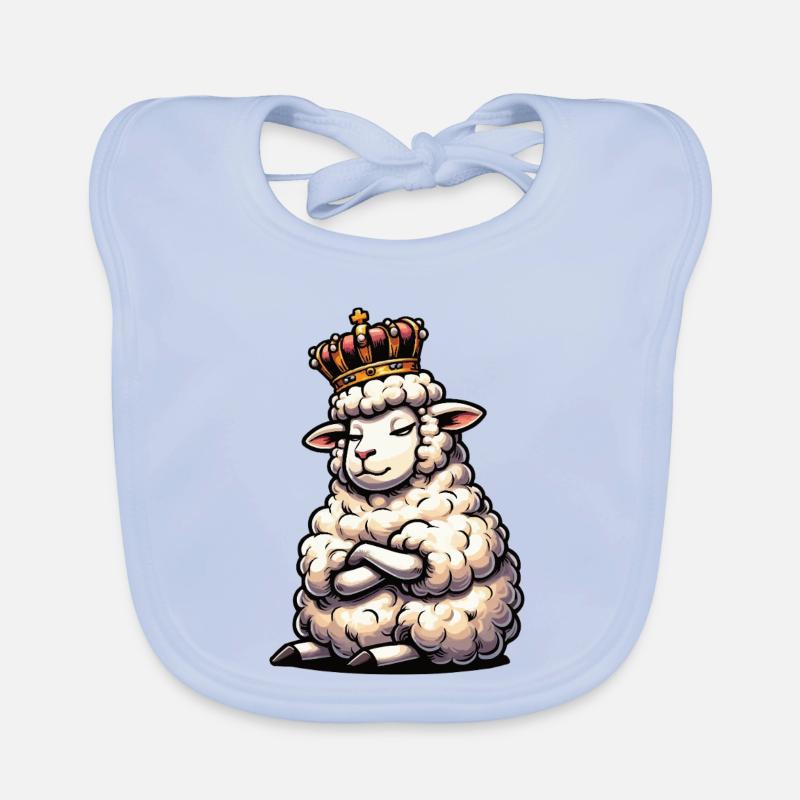 Schaf Schafe Schäfer Schafhalter Schafbock Baby Bio-Lätzchen