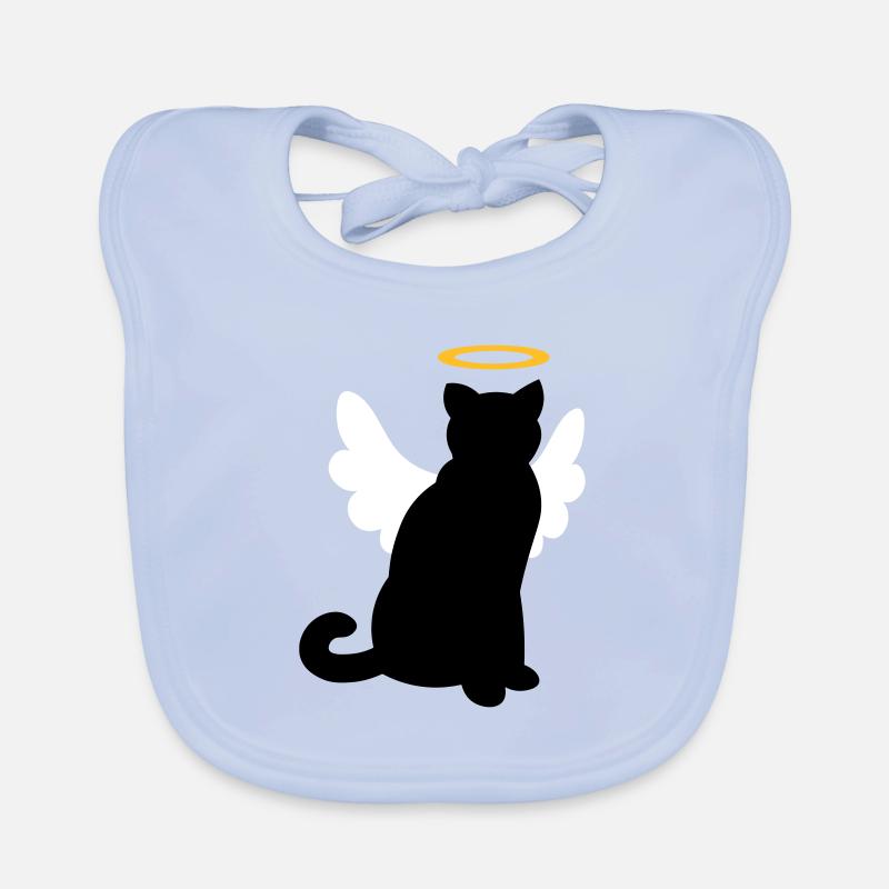 Chat ange - Chat ange - chat ange Bavoir bio Bébé