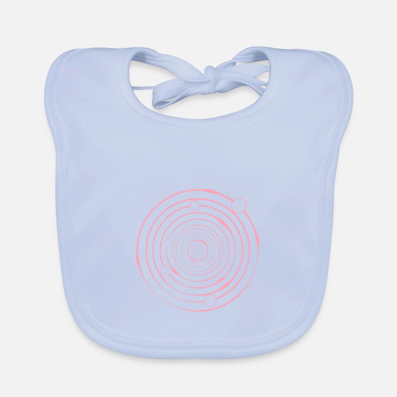 Circle Circles Orbit Organic Baby Bibs