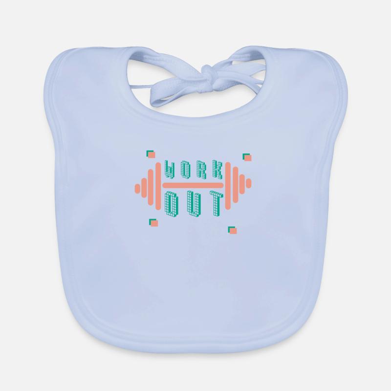 workout Organic Baby Bibs