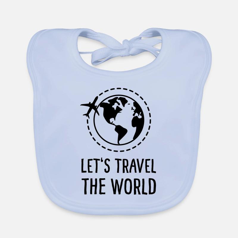 Parcourons le monde Bavoir bio Bébé